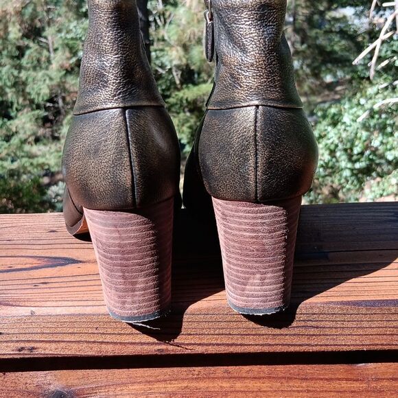 Cole Haan Black Brush Off Metallic Cassidy Bootie - Picture 9 of 16